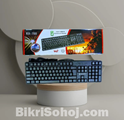 PERFECT RX-788 Comfortable Wired Keyboard